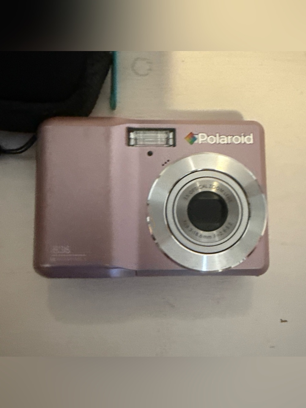 Polaroid i836 Digital Camera Pink 8MP 3x Optical Zoom Compact Tested with case